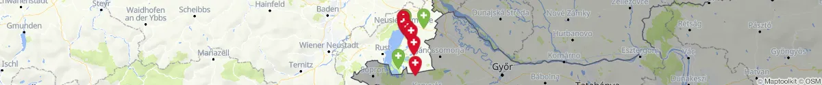 Map view for Pharmacies emergency services nearby Frauenkirchen (Neusiedl am See, Burgenland)
